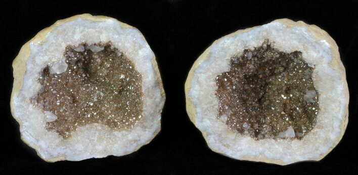 Keokuk Geode with Calcite Crystals - Missouri #62263